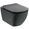 Унитаз подвесной TESI AquaBlade чёрный без сиденья Ideal Standard T0079V3