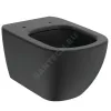 Унитаз подвесной TESI AquaBlade чёрный без сиденья Ideal Standard T0079V3
