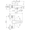 Комплект душевой ALPHA (3 в 1) Ideal Standard BD004AA ..