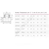Тройник PP-R комбинированный белый ВР Дн 25х3/4" VALFEX 10127025