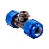 Тройник компрессионный ПЭ ВР Дн 20х3/4"х20 ТПК-АКВА 52203420
