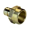Муфта для PE-X латунь Дн 40х1 1/2" НР РОС GX107ACY077