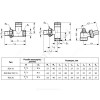 Клапан запорный для радиатора RLV Ду 20 Ру10 ВР угловой Danfoss 003L0145