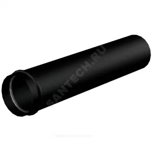 Трубка прямая для сифона латунь D=32мм L=150мм Alca Plast A4000BLACK