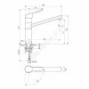 Смеситель для кухонной мойки CERAFLEX одноручный Ideal Standard BC135AA